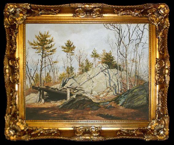 framed  Alexandre Rachmiel Autumn Landscape, ta009-2